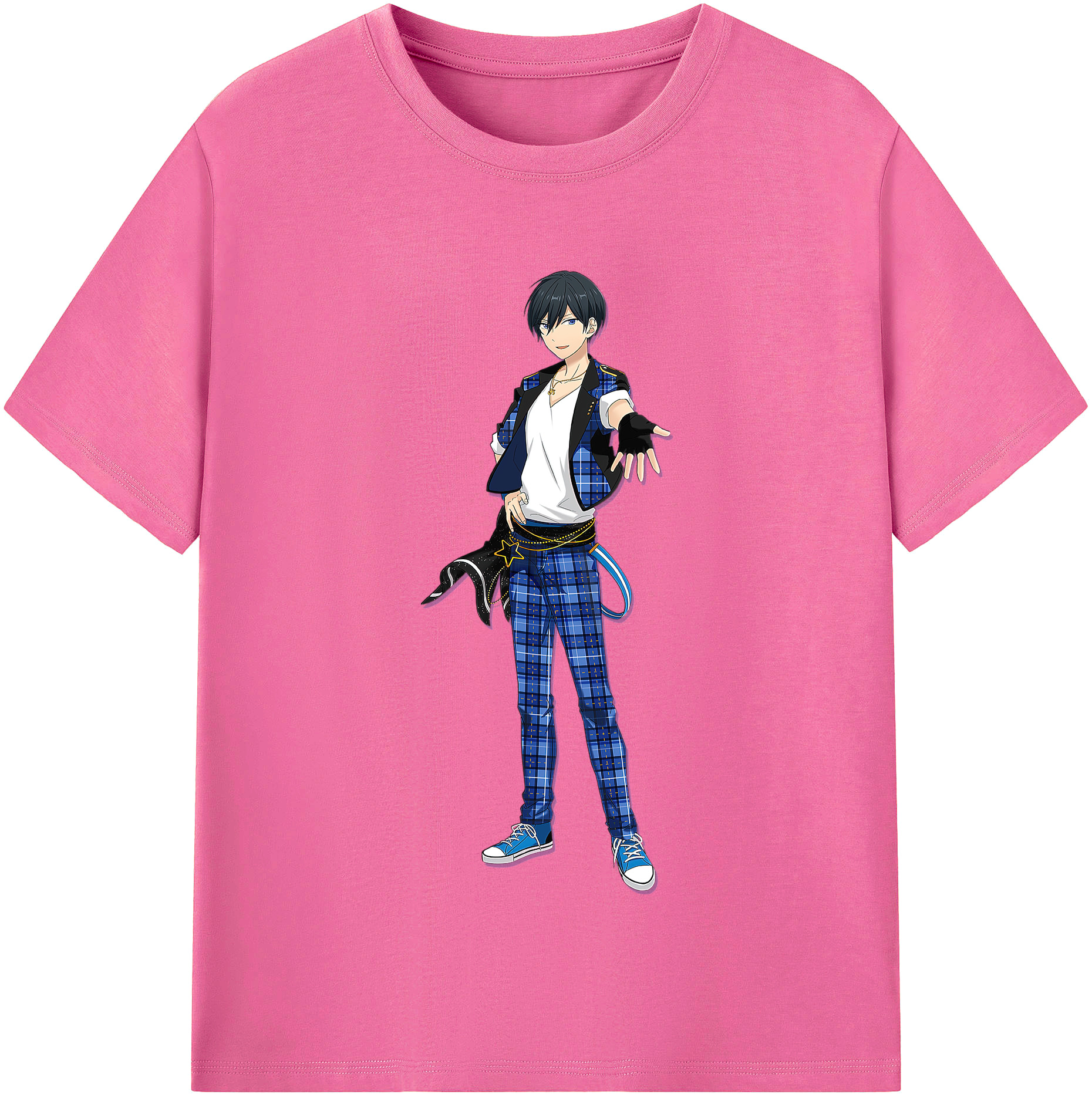（画像用） あんさんぶるスターズ! Ensemble Stars レディースカジュアルプリントTシャツ（綿100％）